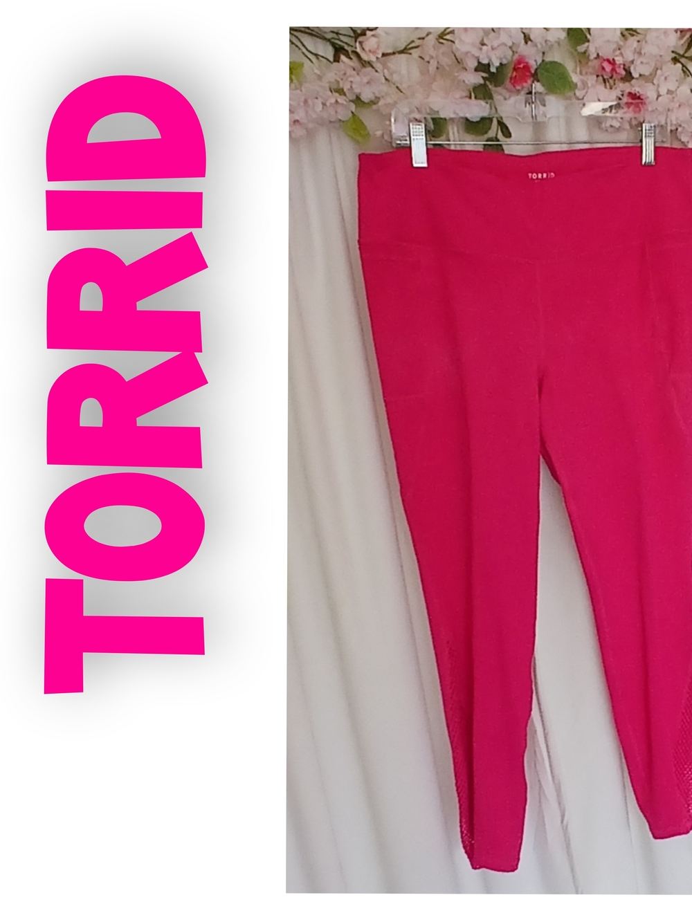 Torrid Hot Pink Leggings Size 2